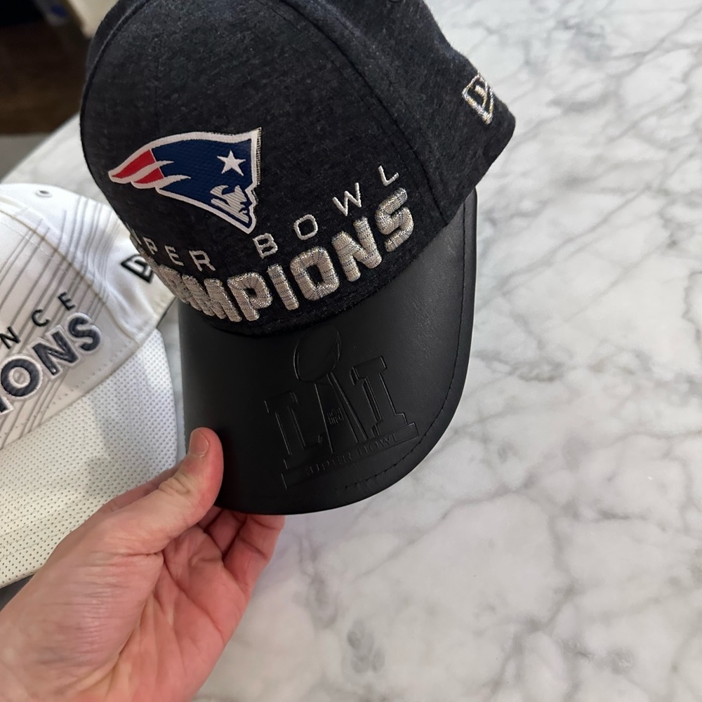 Patriots SuperBowl LI & Conference champions BOTH Hats w tags - both hats - Picture 2 of 7